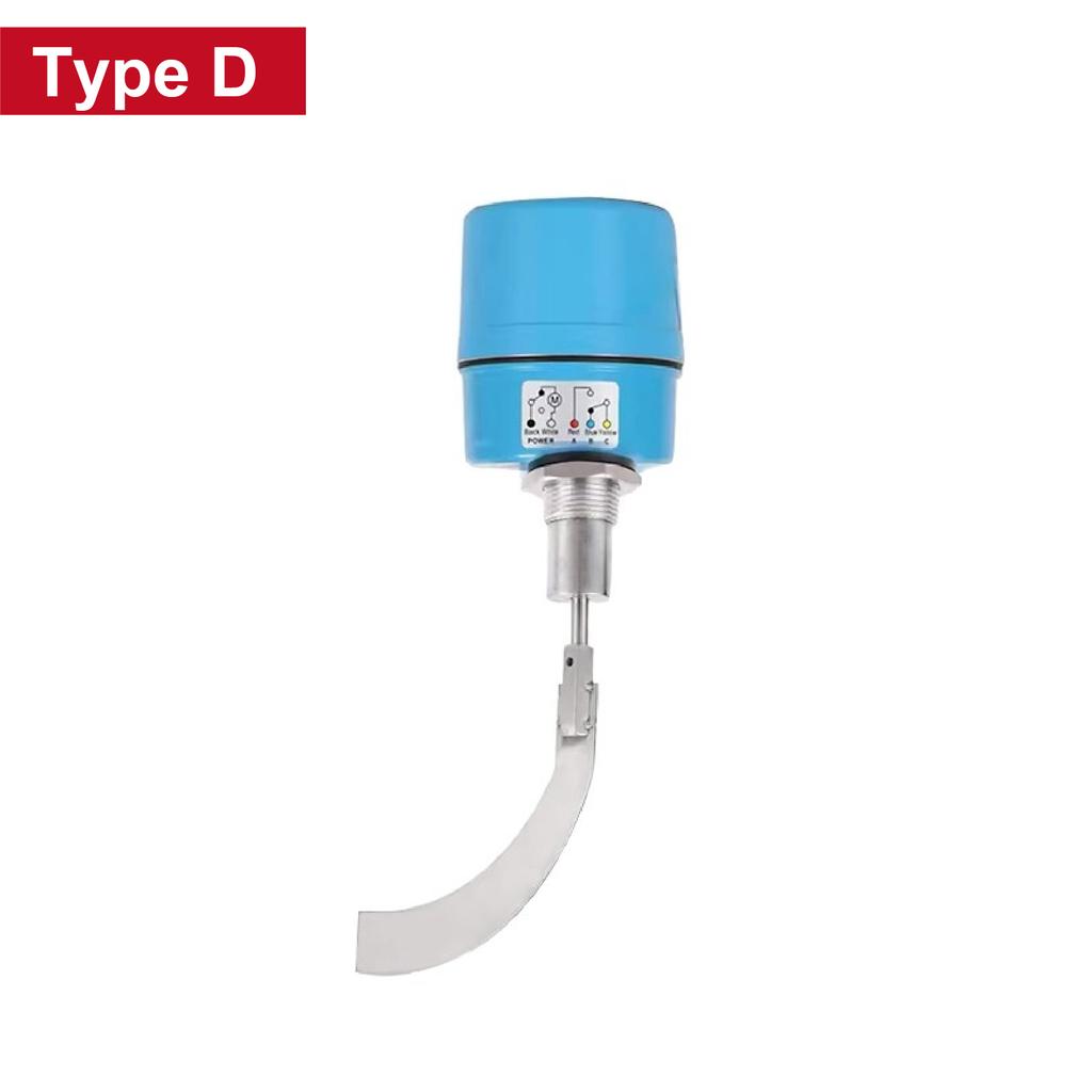 SR80 Rotary Paddle Level Switch Bin Hopper Silo Sensor for Powder Granule Bulk Solid High Temp Screw Mount Indicator