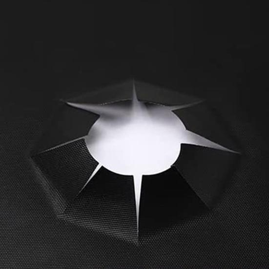 Gasherd Antihaft-Einlage Fleckenabweisend Verformungsbeständig 5-Loch Spritzschutz Effiziente Reinigung PTFE Glasfaser