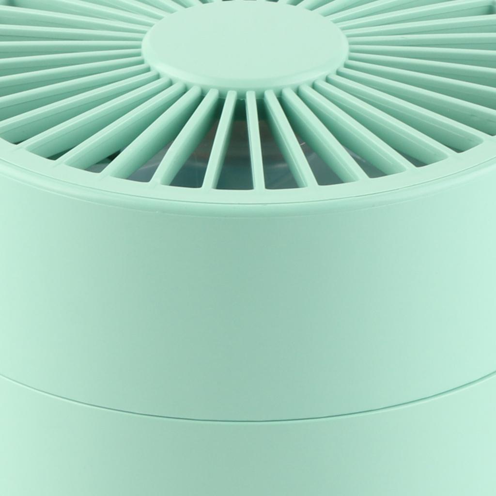 Mini Water Cooled Fan Foldable Small Desk Cooler Fan ABS USB Spray Mist Electric Fan for Home Library Office