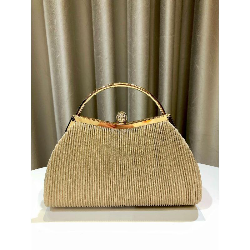 Fashion new all-handmade rhinestone women's dinner bag, small dress bag, hand carry one shoulder messenger banquet bag