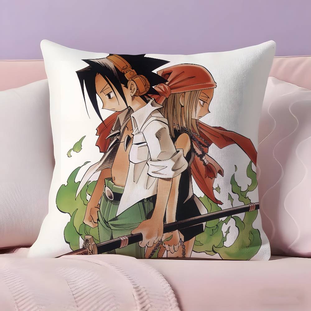 Anime Shaman King Pillow Case Pillowcase Ultra Soft Skin Friendly Fabric Cloud Like Comfort & Concealed Zipper