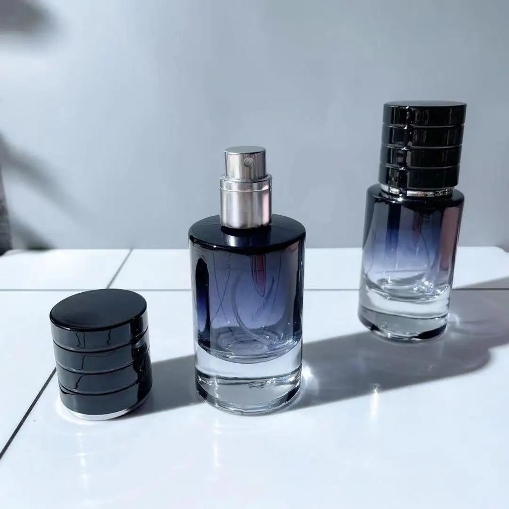 30ml Gradient Color Glass Portable Refillable Perfume Bottle Cosmetic Container Sprayer Travel Cosmetic Classification Tools