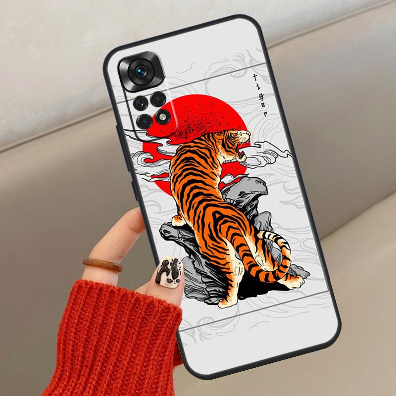 Fashion Animal Tiger Art Case For Xiaomi Redmi Note 14 13 12 11 10 15 Pro Plus Cover For Redmi 15 15C 12C 10C 13C 14C
