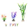 14pack Artificial Landscaping Plant Fish Tanks Decoration Natural Unique Plant for Home or Office Use