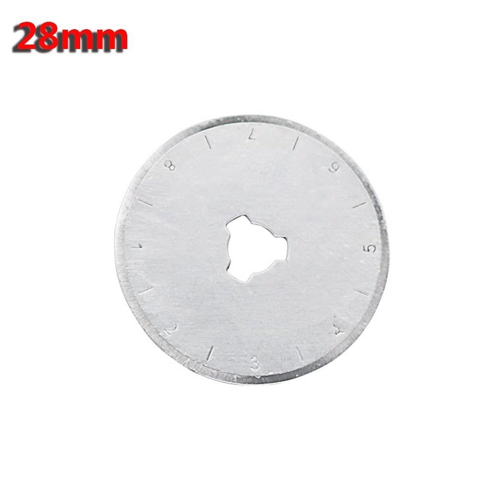 28/45/60mm Ersatzteile Patchwork Handwerk Cut Off Hause Nähen Werkzeuge Kreisförmige Stahl Rollschneider Klingen