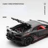 1/24 Lamborghini Aventador SVJ63 Super Car Model Simulation Diecast Sports Car Toy Kids Boys Gift Collective Miniauto Vehicles