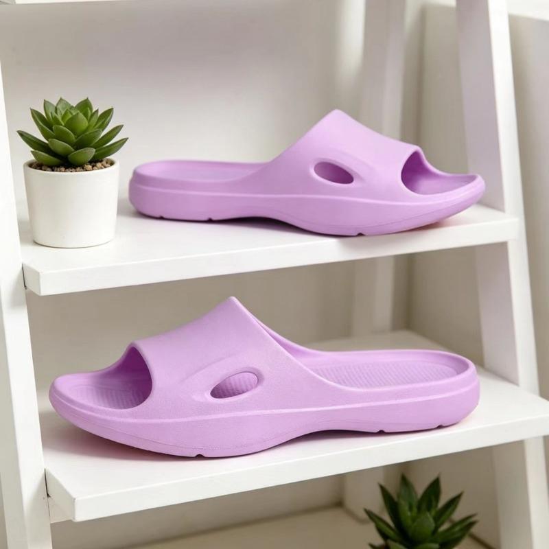 New EVA bow design non-slip bottom sandals outside slippers men and women home non-slip elderly pregnant women anti-fall