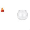 Festival Treasure Basin Cornucopia Ornament with Transparent Fish Tank Clear Bowl Vase for Bedroom