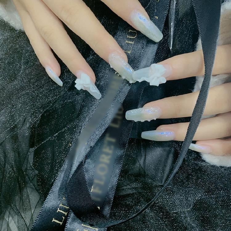 Mermaid Chrome Nail Powder Ice Transparent for Aurora Powder Mirror Effect for Aurora Iridescent Pearlescent Manicure Pi