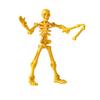 Non-Toxic 3D Printed Skeleton Activity Toy Plastic Children'S Gift Halloween Skeleton Toy With Weapon Activity Doll Toy