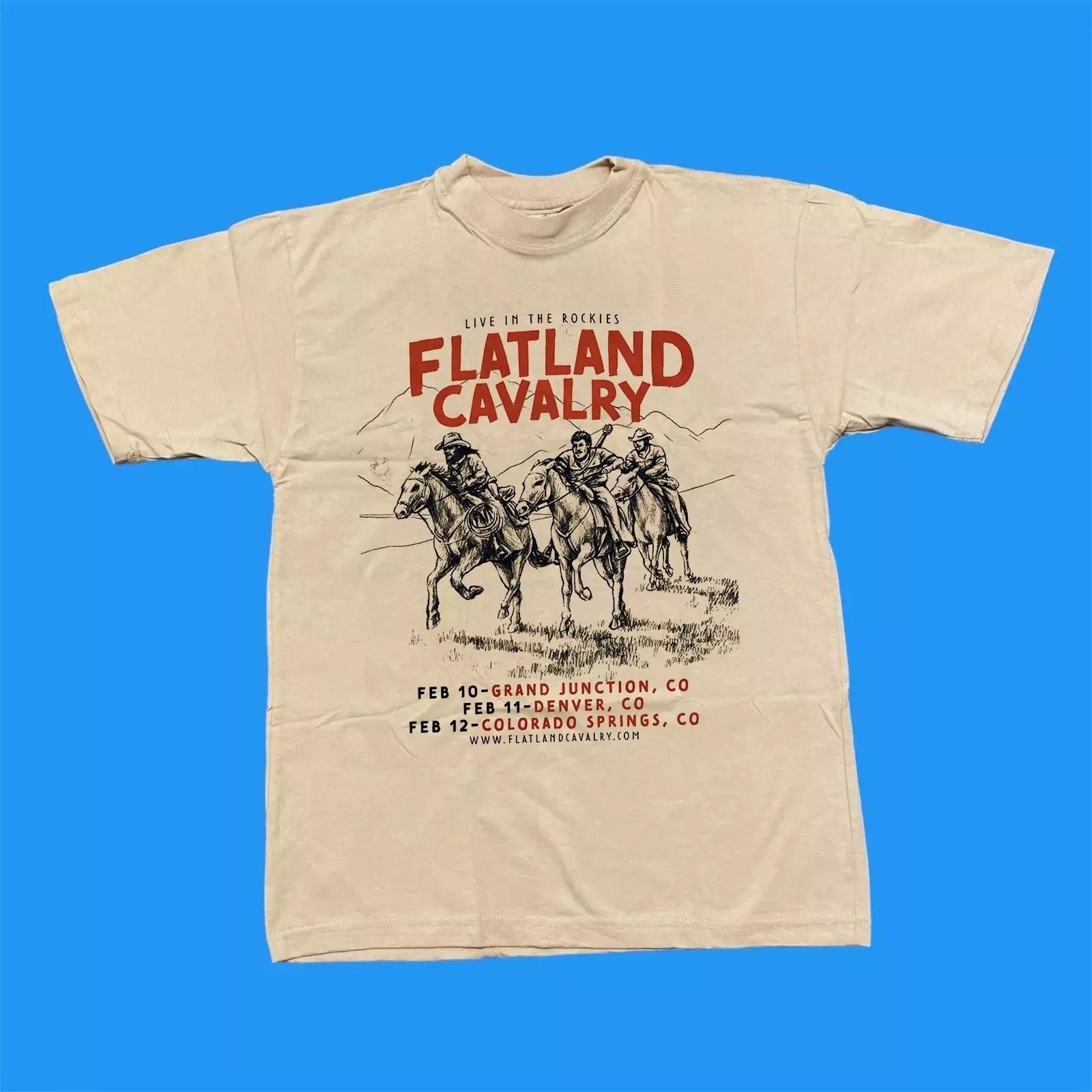 

Flatland Cavalry Band Live In Concert T Shirt Full Size S-4XL Natural BL1713 XL