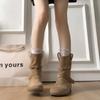 Women's Short Boots, New Autumn Soft Leather Martin Boots Women's Fashion Versatile Women's Shoes Women's Shoes Winter Shoes