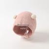Super Cute Baby Winter Beanie with Ear Protection - Warm Plush Hat for Newborns