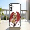 Anime MHA Hawks BNHA Phone Case For Samsung  A73,72,71,A52,51,40,41,A22,A32,31,A13, Soft Black Shell