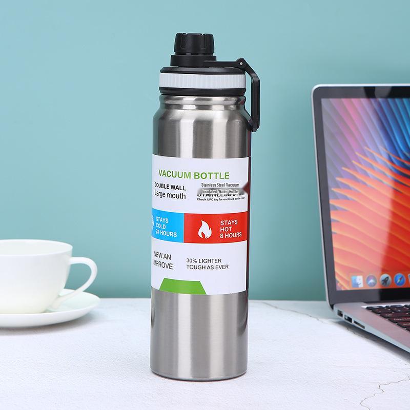 Large Capacity 304 Stainless Steel Sports Thermos Mug with Gift Box