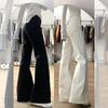 Spring 2026 American Style Low-Rise Micro-Flare Jeans for Women - High Street Slimming Floor-Length Spicy Girl Pants