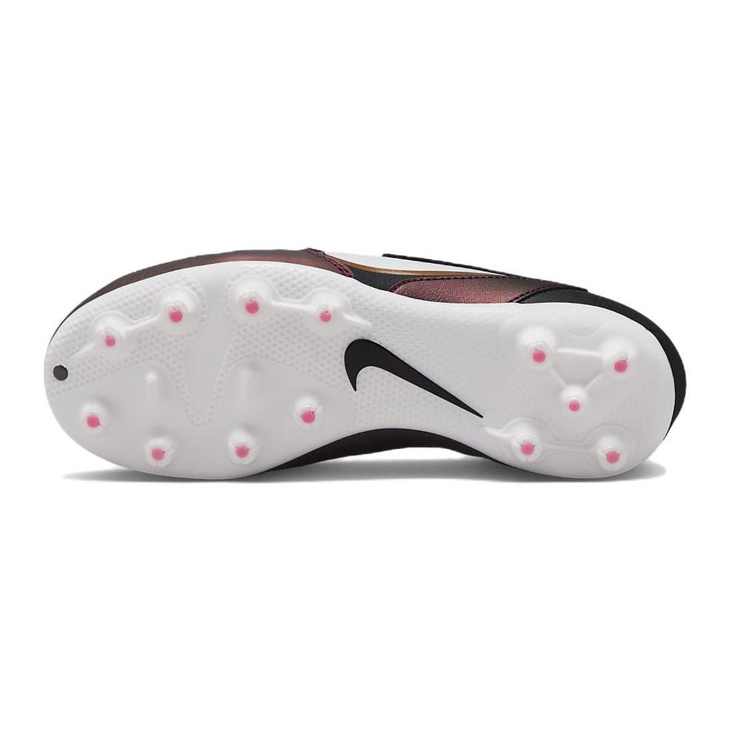 Nike Tiempo Legend 9 Academy HG Hartplatz Rutschfest Langlebig Low-Top Fußballschuhe Kinder Fußballschuhe Lila Rot DR6067-510