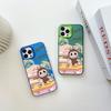 Painted Pattern Colorful Sliver Double Sided Hard Shell Shockproof Anti-fall Phone Casing for Vivo