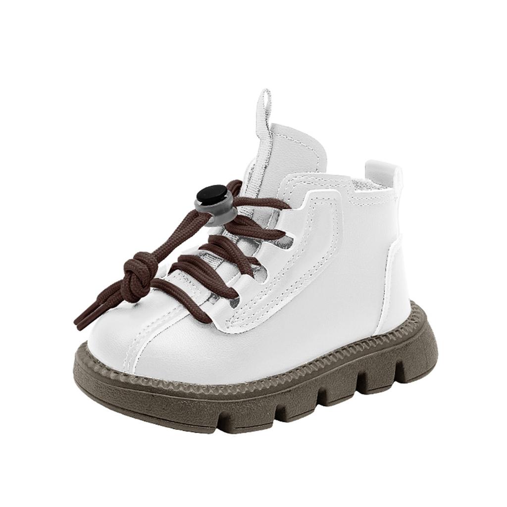 Kids Boots Boys Girl Winter Baby Toddler Infant Shoes Retro Short Bootie
