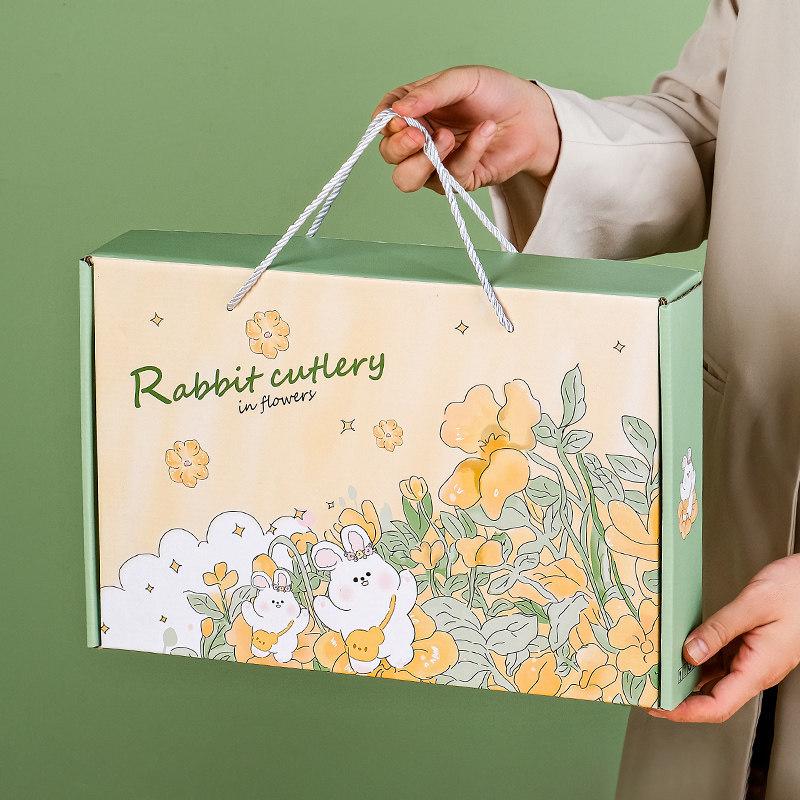 Business Gift Box: Wedding, Souvenir Chopsticks & Bowl Set for Customers & March 8th Occasions