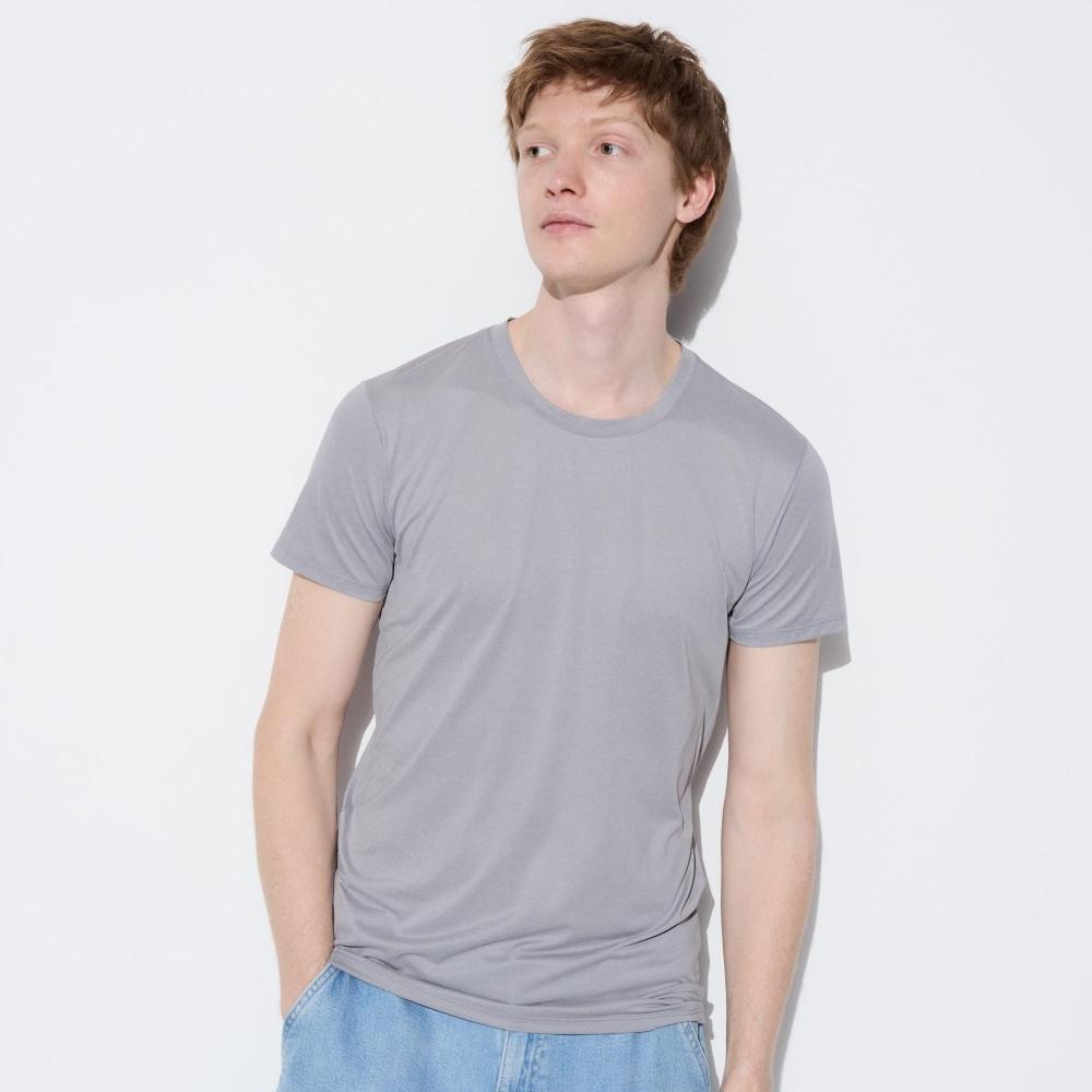 

UNIQLO JAPAN Air Rhythm Crew Neck T с коротким рукавом