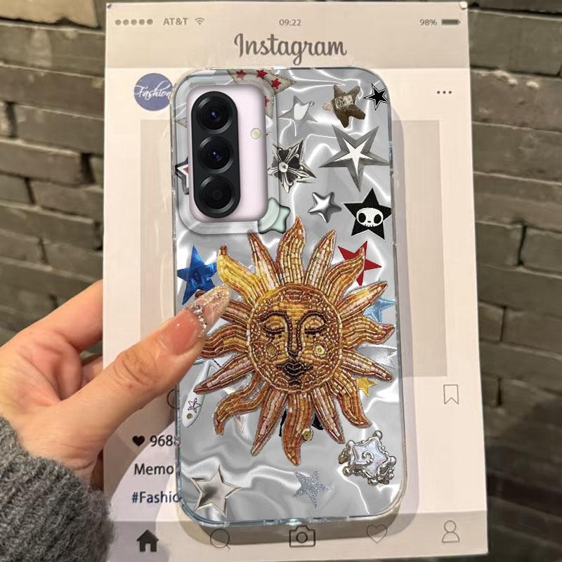 

Ретро Солнечный Цветочный Глаза Девушки Чехол Для Samsung Galaxy A56 A16 A26 A36 A06 A55 A35 A25 A15 A12 A32 A54 S24 S25 S22 S23 FE Чехол Samsung Galaxy A53 5G белый