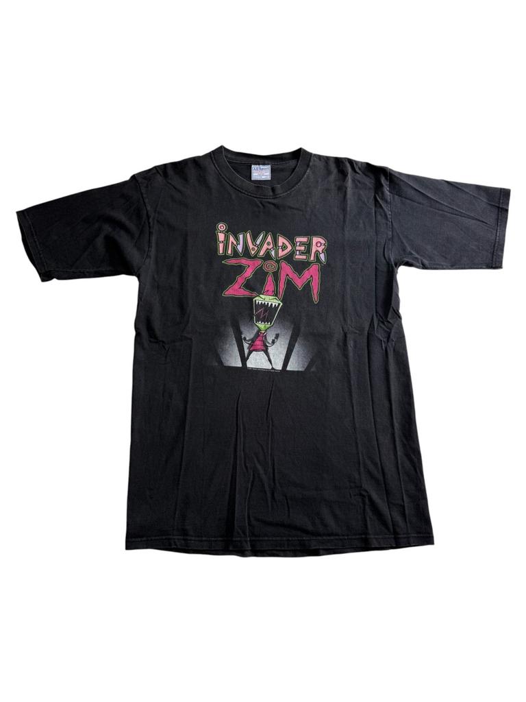Vintage Invader Zim 2001 Nickelodeon Cartoon Graphic Tshirt