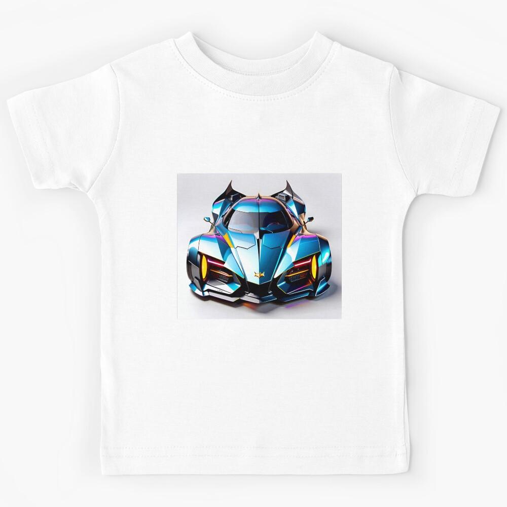 Futuristic Cyberpunk Super Car Kids T-Shirt 140