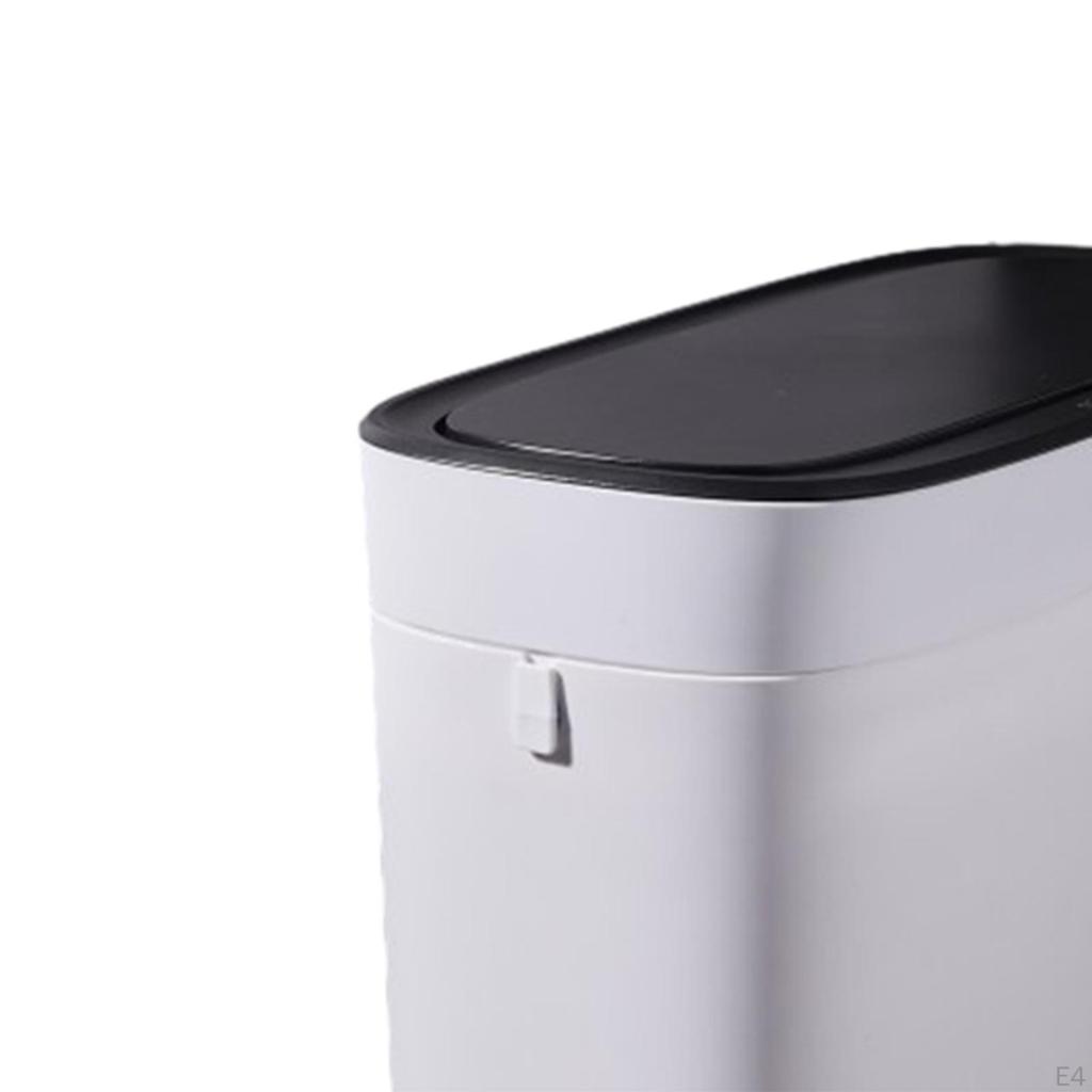 Automatic Garbage Can Bathroom Trash Cans with Lids 16L Kitchen Bin for