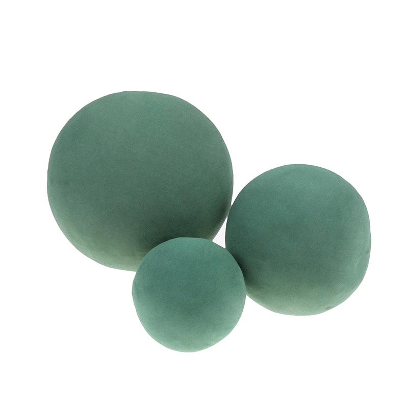 9/12/15Cm Round Green Dried Flower Ball Mud Sponge Blocks Bouquet Decoration