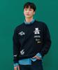 CHASECULT Unisex Kitsch Artwork Sweatshirt - Navy