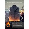 Pocket, Autumn and Winter Double-sided Men's Outdoor Fleece Vest, Fleece Vest, Shoulder with Fleece and Thick Vest