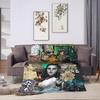B-BioShocks 2 Remastered Flannel Blankets Super Soft Throw Blanket for Living Room Picnic Graphic Bedspread Sofa Bed Cover