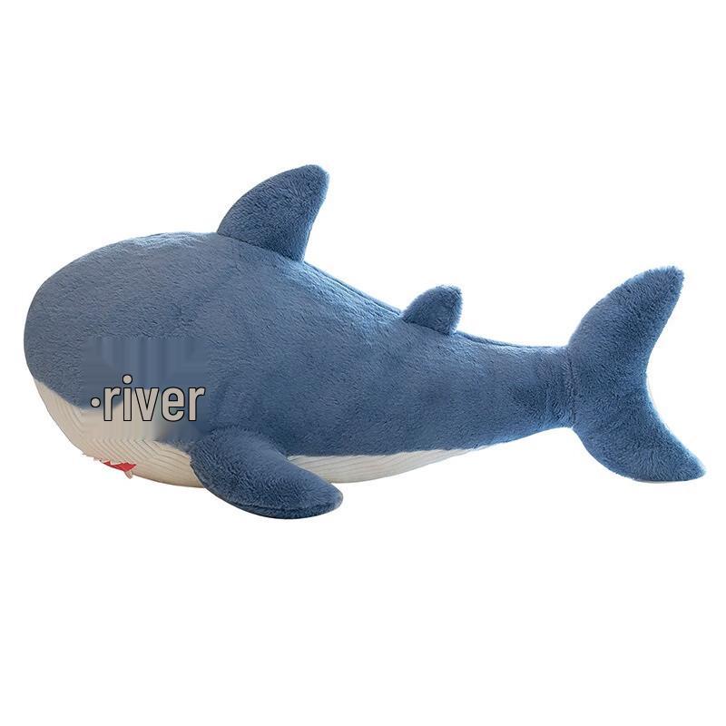 Rabbit Fur Shark Plush Toy Pillow