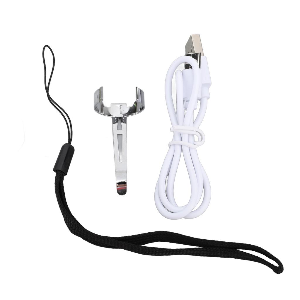 Mini Outdoor Flashlight USB Rechargeable 3 Lighting Work Lamp Magnetic End Emergency Flashlight Fixed Focus