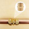 Adaptador de Rosca para Tubería de Latón Hembra de 3/4 de Pulgada a NPT Macho para Tuberías Industriales, Sistemas de Aceite, Aplicaciones de Tuberías de Agua de Jardín