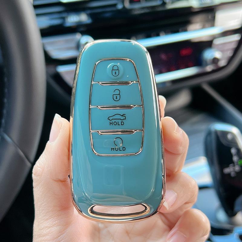 Protective Key Case for FAW Hongqi H5/H9/E-HS9/EQM5 Models - Unisex