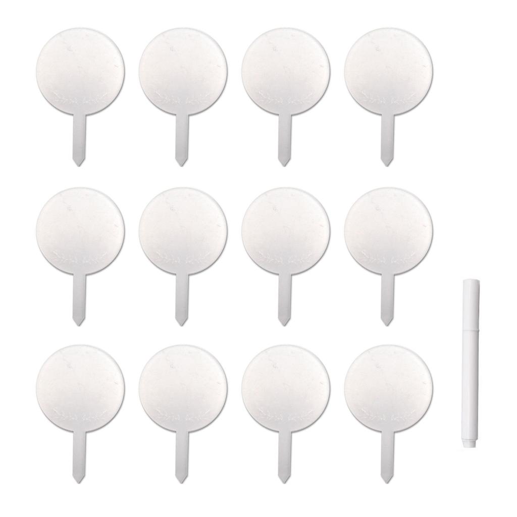 6/12pcs Plant Labels Acrylic Butterfly Garden Markers Waterproof Plant Marking Signs for Flowerpot Gardening Decoration