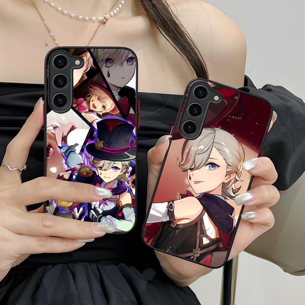 Game GI Lyney Silicone Mobile Phone Case for Samsung Galaxy S26 S25 S24 S23 S22 S21 Plus FE Ultra Colorful Cover