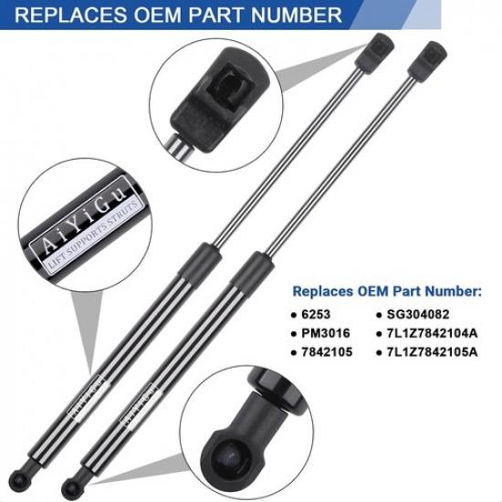 Rear Window Glass Lift Supports for 2007-2017 Ford Expedition Lincoln Navigator