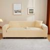 1pc Plush Sofa Cover Winter Warm Thick Plush Soft Sofa Slipcover Non-slip Sofa Couch Cover Furniture Protector for Living Room
