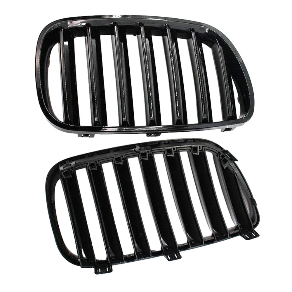 For BMW X3 E83 2007 2008 2009 2010 Car Grille Front Bumper Kidney Grill Gloss/Matte Black Racing Grill 51113420087 51113420088