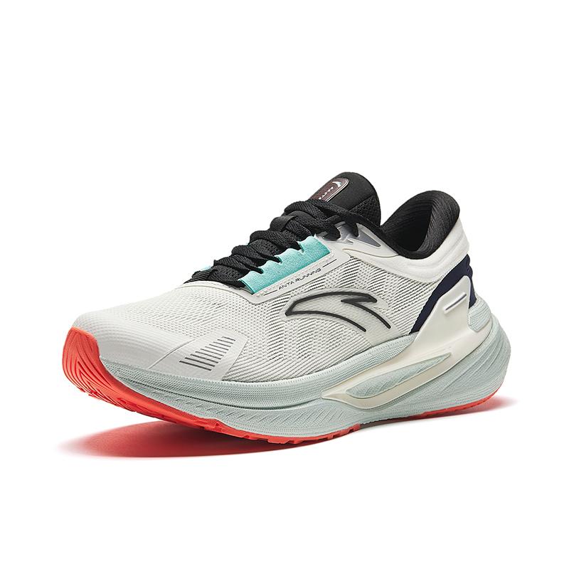 Anta A-Stride Men Black Gray Athletic Running Sneakers 912415551-6
