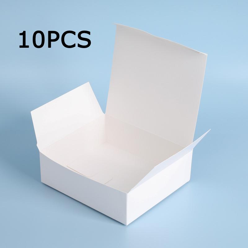 

WTEMPO 10 шт. коробок для упаковки стаканчиков своими руками, белые бумажные подарочные коробки, креативные коробки для упаковки подарков, идеально подходящие для дня рождения, свадьбы и других праздников! 10pcs белый