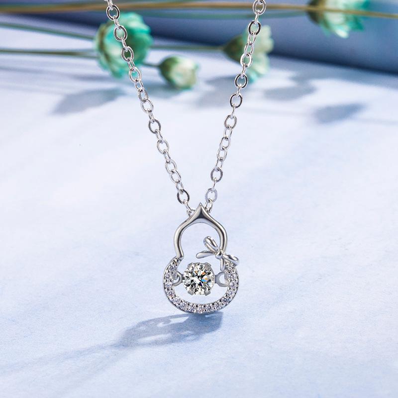 

925 Sterling Silver Necklace Pendant Dolphin High Quality Chain For Women Luxury Fashion Wedding Engagement Jewelry Party Gifts