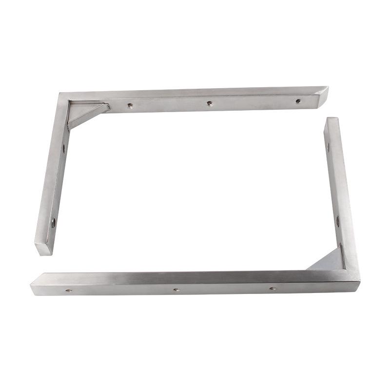 Wandmontierte Dreieck-Regalhalterung aus Edelstahl