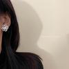 Pearl Hollow Camellia Stud Earrings: Unique, Elegant, Light Luxury Jewelry for Women