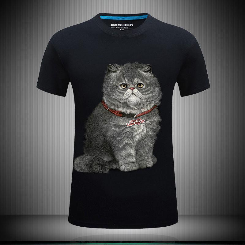 

3D футболка трехмерная крутая властная одежда волка мужская лев повседневная модная футболка с короткими рукавами и круглым вырезом 6XL