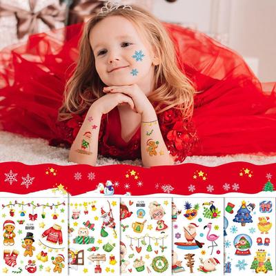Temporary Tattoo Sticker Christmas Tattoo Sticker Waterproof But Easy Remove