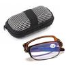 Reading Glasses Men Women Folding Spectacles Spectacles Frame TR Glasses +1.0 +1.5 +2.0 +2.5 +3.0 +3.5 +4.0